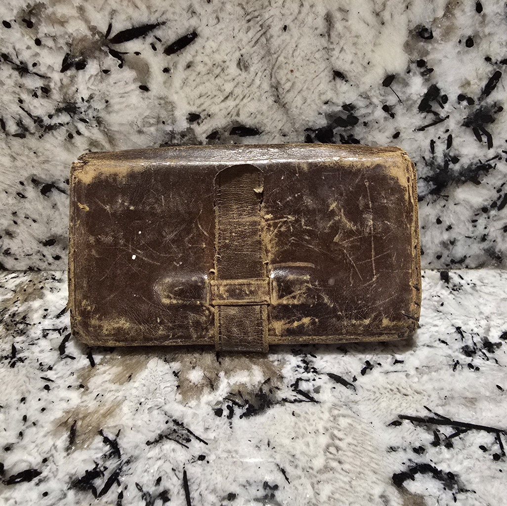 Civil War Era Leather Wallet